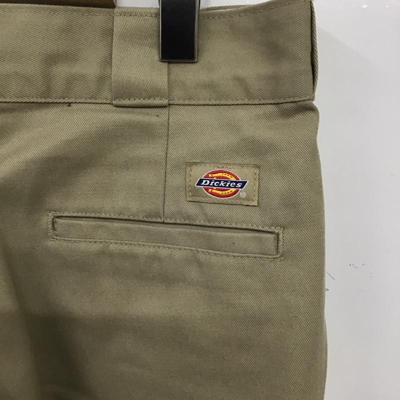 ディッキーズ Dickies パンツ ワークパンツ、ペインターパンツ ワークパンツ ワイドパンツ カジュアルパンツ 34インチ 無地 ベージュ / ベージュ / メンズ USED 古着 中古 10134573