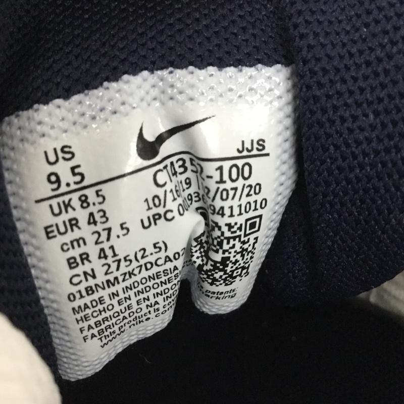 ナイキ NIKE スニーカー スニーカー CT4352-100 AIR MAX 90 27.5cm 箱有 27.5cm ロゴ、文字 白 / ホワイト / X 灰 / グレー / X 紺 / ネイビー / メンズ USED 古着 中古 10135515