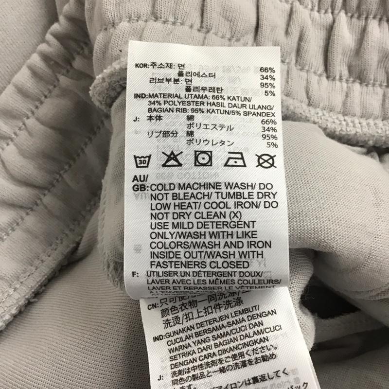 アディダス adidas パンツ ワークパンツ、ペインターパンツ hs1521 スウェットパンツ ワイドパンツ ジャージ M ロゴ、文字 灰 / グレー / メンズ USED 古着 中古 10134710