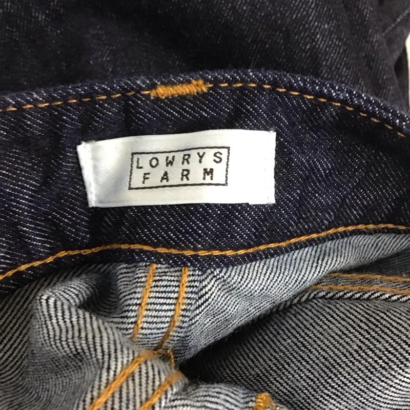 ローリーズファーム LOWRYS FARM パンツ デニム、ジーンズ LF521030 CONE フロントスリットパンツ タグ付き M 無地 インディゴ / インディゴ / レディース USED 古着 中古 10109514