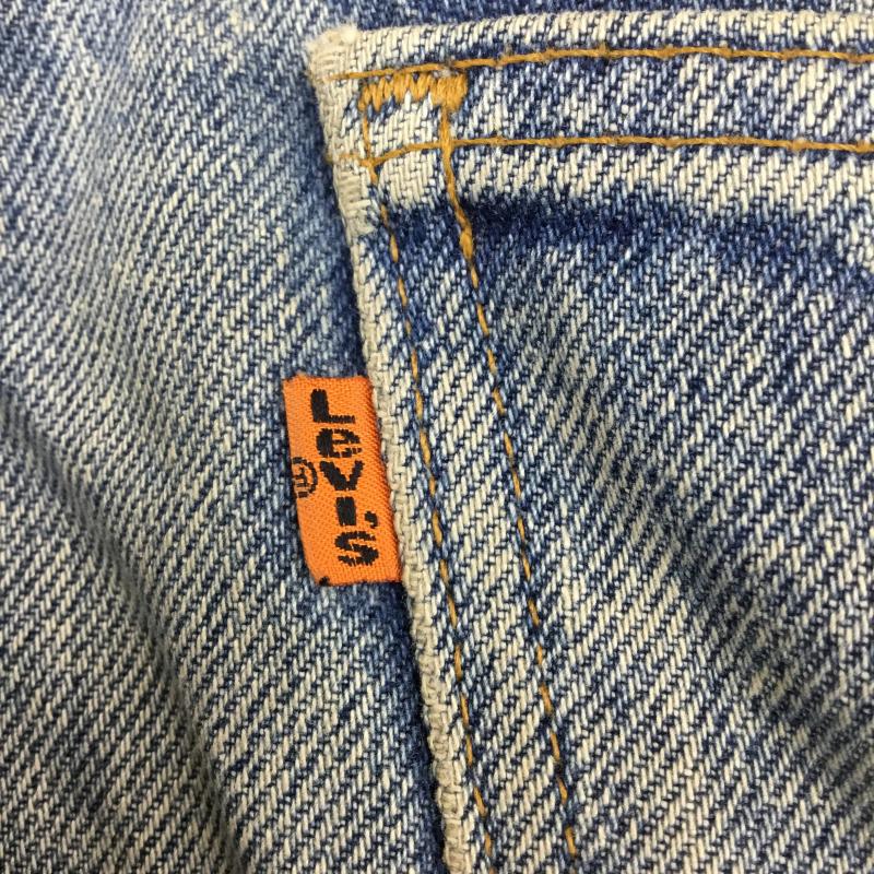 リーバイス Levi s パンツ デニム、ジーンズ 32インチ 無地 青 / ブルー /  メンズ USED 古着 中古 10125238