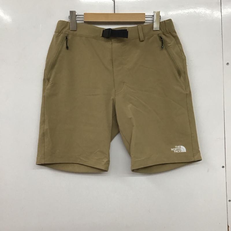 ザノースフェイス THE NORTH FACE パンツ ショートパンツ nb41812 バーブショーツ ハーフパンツ スポーツウェア M ロゴ、文字 ベージュ / ベージュ / メンズ USED 古着 中古 10135732