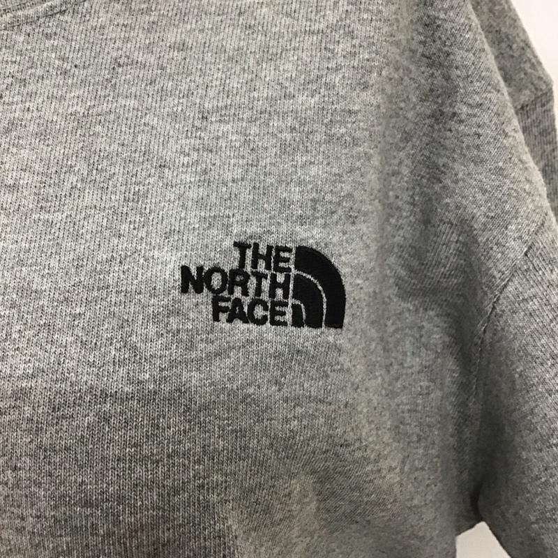 ザノースフェイス THE NORTH FACE Tシャツ 半袖 NTW32248 ヌプシコットンTee L ロゴ、文字 灰 / グレー / レディース USED 古着 中古 10116192