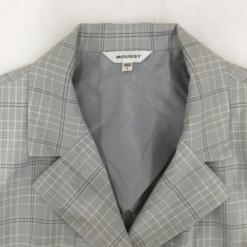 マウジー MOUSSY ワンピース ロングスカート 1 チェック 水色 / ライトブルー /  レディース USED 古着 中古 10133484
