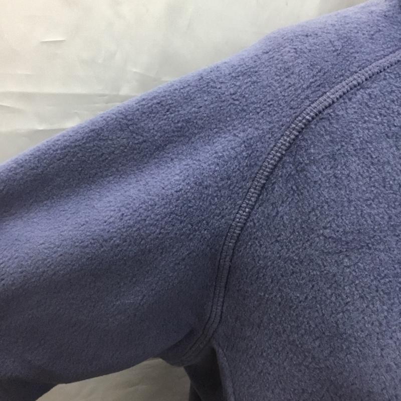 モンベル mont-bell ジャケット、上着 ジャケット、ブレザー 1106592 クリマプラス100ジャケット フリース L ロゴ、文字 紺 / ネイビー / レディース USED 古着 中古 10107331