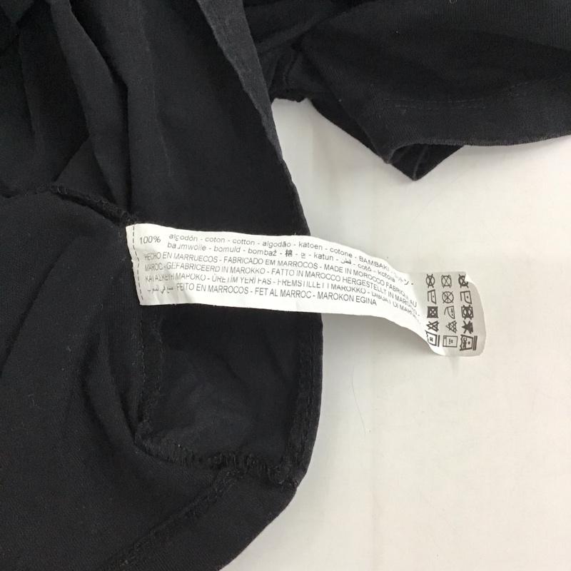 ザラ ZARA カットソー 半袖 S 無地 黒 / ブラック / レディース USED 古着 中古 10129397
