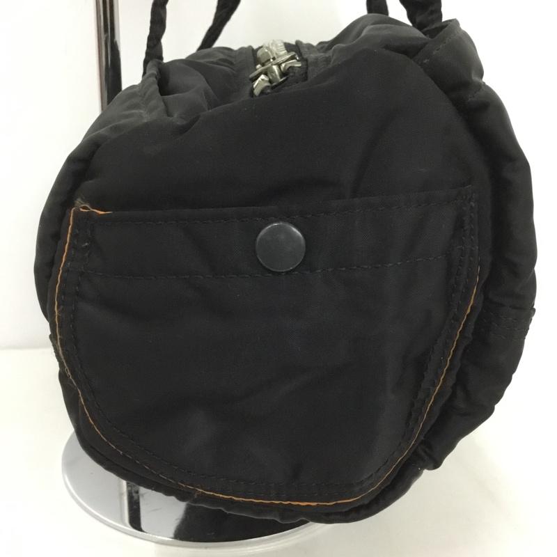 ポーター PORTER ハンドバッグ ハンドバッグ タンカー ミニボストン ロゴ、文字 黒 / ブラック / メンズ USED 古着 中古 10124381