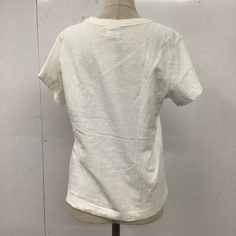 フォーティーファイブアールピーエム 45RPM Tシャツ 半袖 クルーネック コットン 1 プリント 白 / ホワイト / レディース USED 古着 中古 10112625