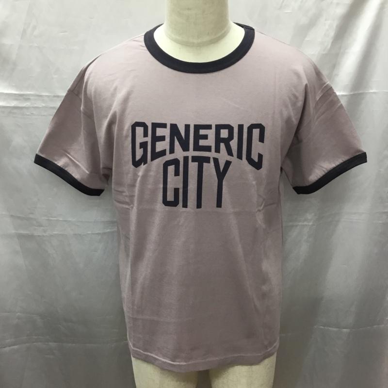 サスクワァッチファブリックス SASQUATCHfabrix. Tシャツ 半袖 23aw-ts5-001 TSHIRTGENERICCITY 半袖カットソー プリントTシャツ クルーネックカットソー M ロゴ、文字 紫 / パープル /  メンズ USED 古着 中古 10112330