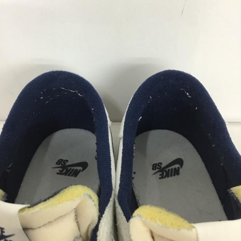 ナイキ NIKE スニーカー スニーカー CD5010-102 SB ヘリテージ バルク 27.5cm 27.5cm ロゴ、文字 紺 / ネイビー / X アイボリー / アイボリー / メンズ USED 古着 中古 10140598