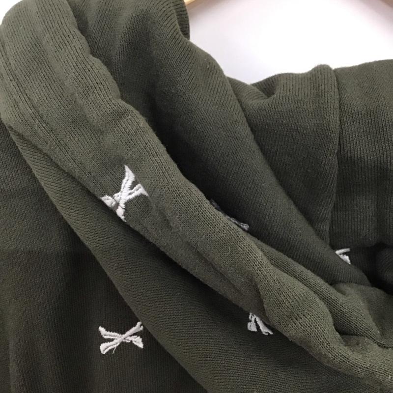 ダブルタップス WTAPS パーカー 長袖 長袖パーカー プルオーバーパーカー スウェット 2 刺繍 カーキ / カーキ / メンズ USED 古着 中古 10139695