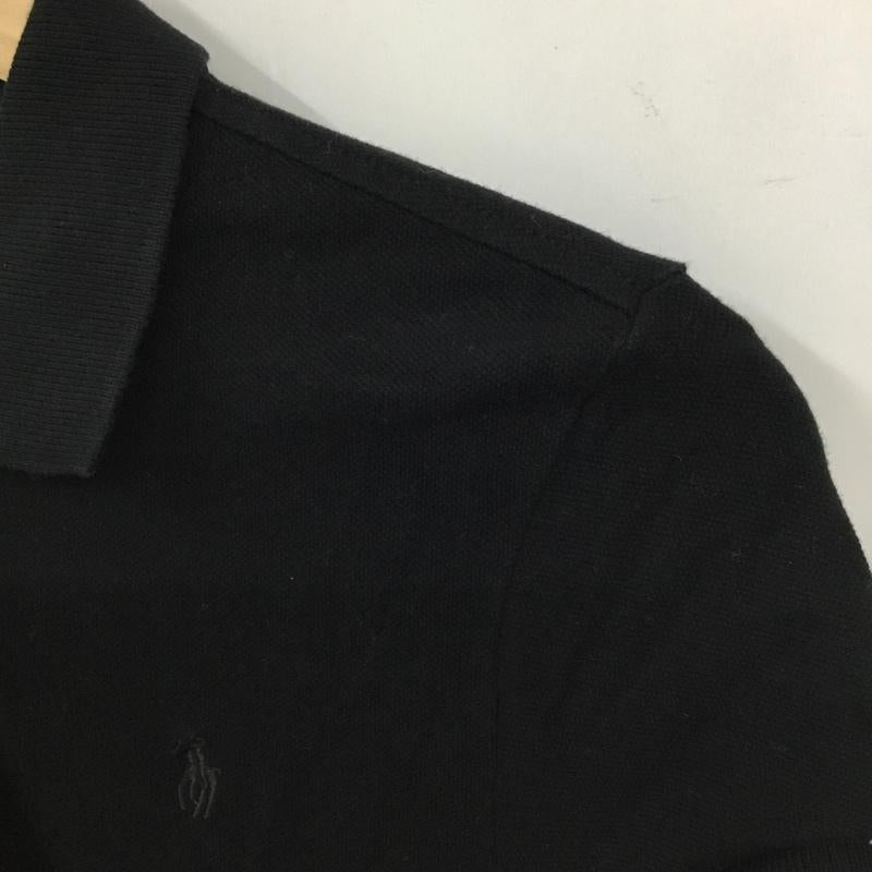 ポロラルフローレン POLO RALPH LAUREN ワンピース ロングスカート 半袖ワンピース ポロシャツ フレアスカート ロングスカート XL ロゴ、文字 黒 / ブラック / レディース USED 古着 中古 10110312