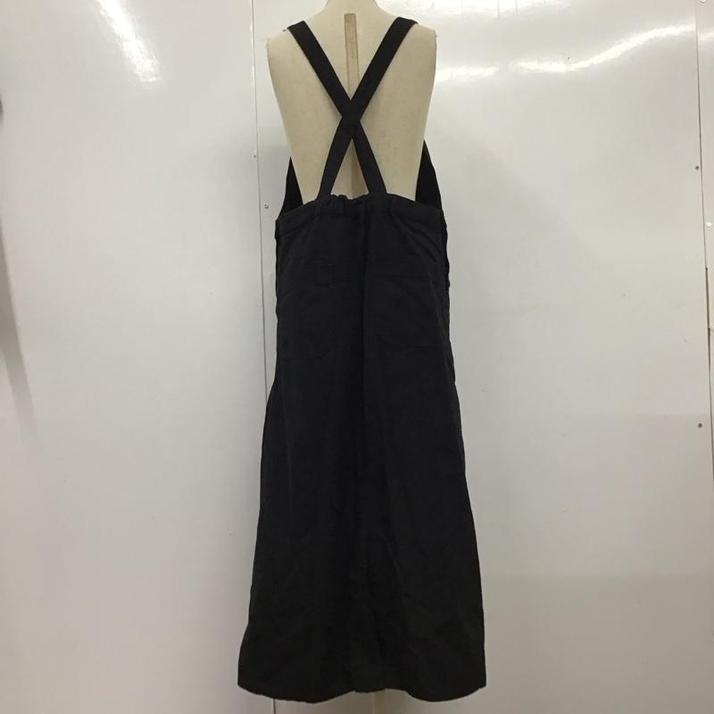 アメリカンホリック AMERICAN HOLIC ワンピース ロングスカート HA01L3H0400 ジャンスカ ロングスカート ジャンパースカート M 無地 黒 / ブラック / レディース USED 古着 中古 10123470