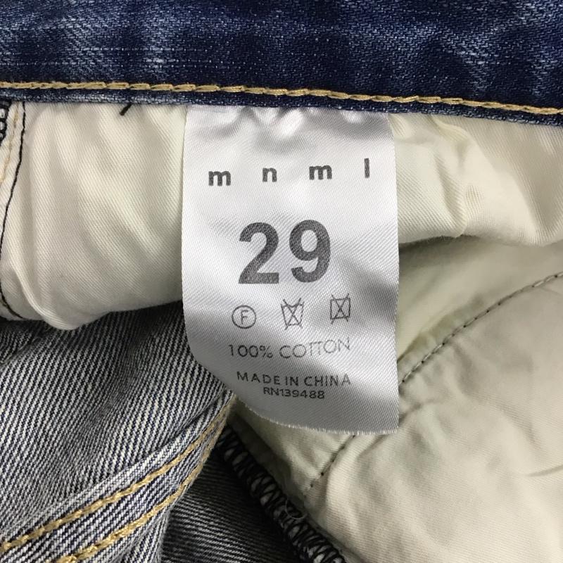 ミニマル mnml パンツ デニム、ジーンズ 無地 青 / ブルー / メンズ USED 古着 中古 10146359