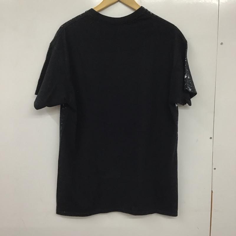 ノーアイディー NO ID. Tシャツ 半袖 半袖カットソー プリントTシャツ クルーネックカットソー 1 プリント 黒 / ブラック / メンズ USED 古着 中古 10139817