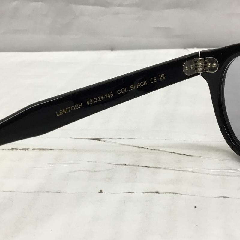 モスコット MOSCOT めがね・サングラス めがね LEMTOSH 49 24-145 ケース付き カラーレンズ 度入り ワンポイント 黒 / ブラック / メンズ USED 古着 中古 10119099