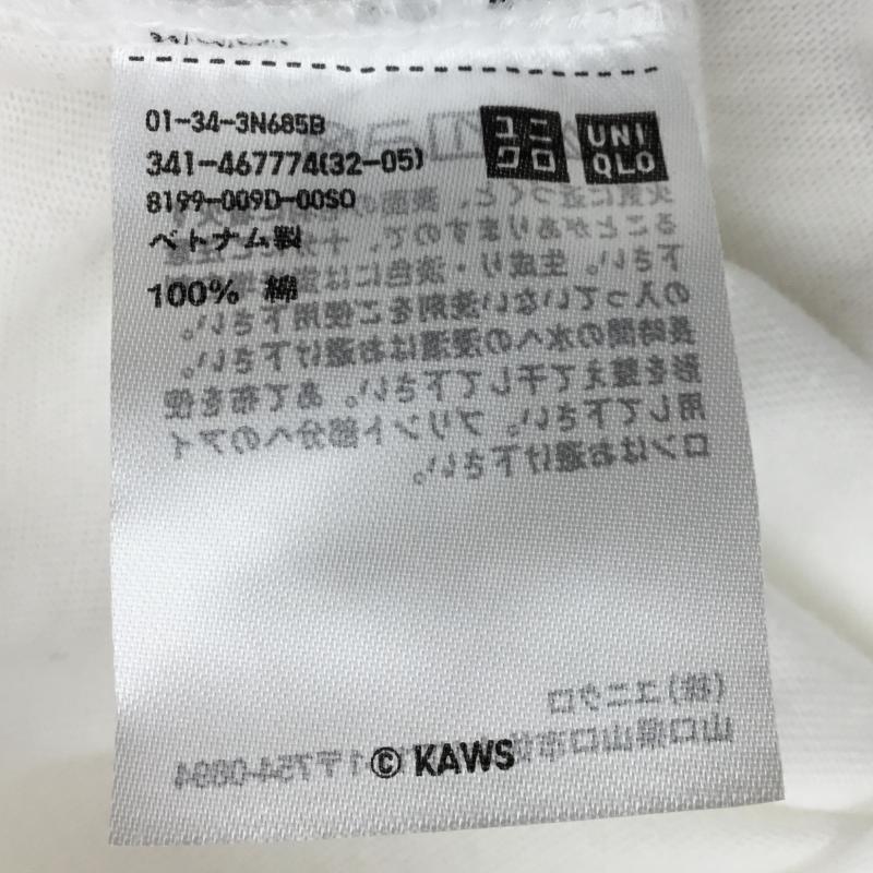 ユニクロ UNIQLO Tシャツ 半袖 KAWS カウズ XXL プリント 白 / ホワイト / X 桃 / ピンク / メンズ USED 古着 中古 10113098
