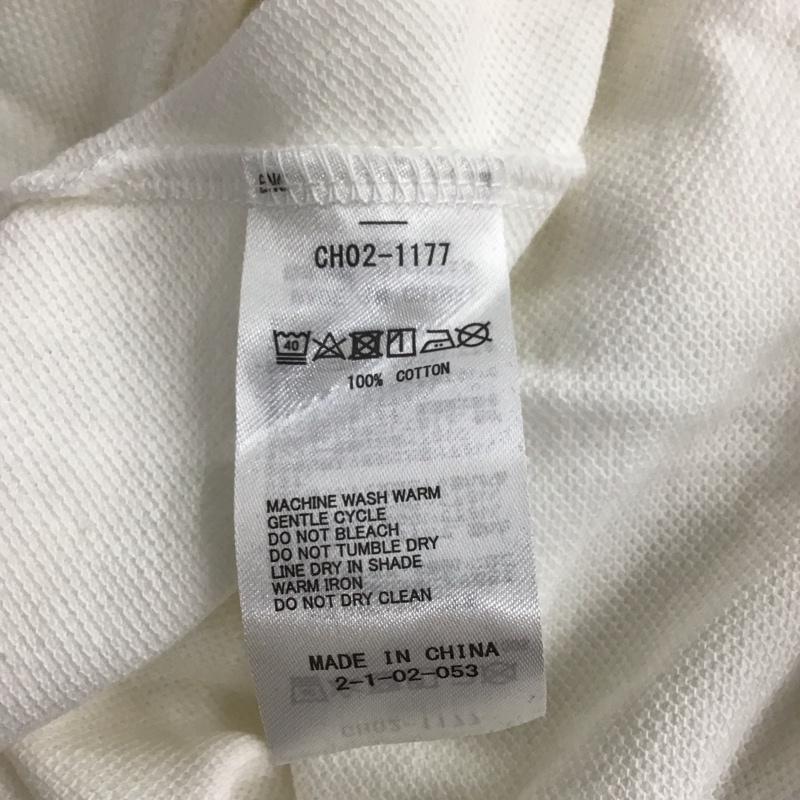 チャムス CHUMS カットソー 長袖 長袖カットソー プリントカットソー クルーネック XL ロゴ、文字 白 / ホワイト / メンズ USED 古着 中古 10126529