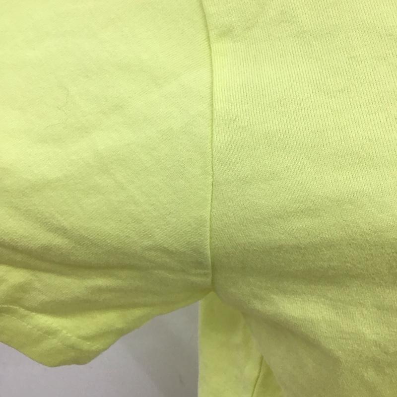 エックスガール X-girl Tシャツ 半袖 1 ロゴ、文字 黄 / イエロー / レディース USED 古着 中古 10109098