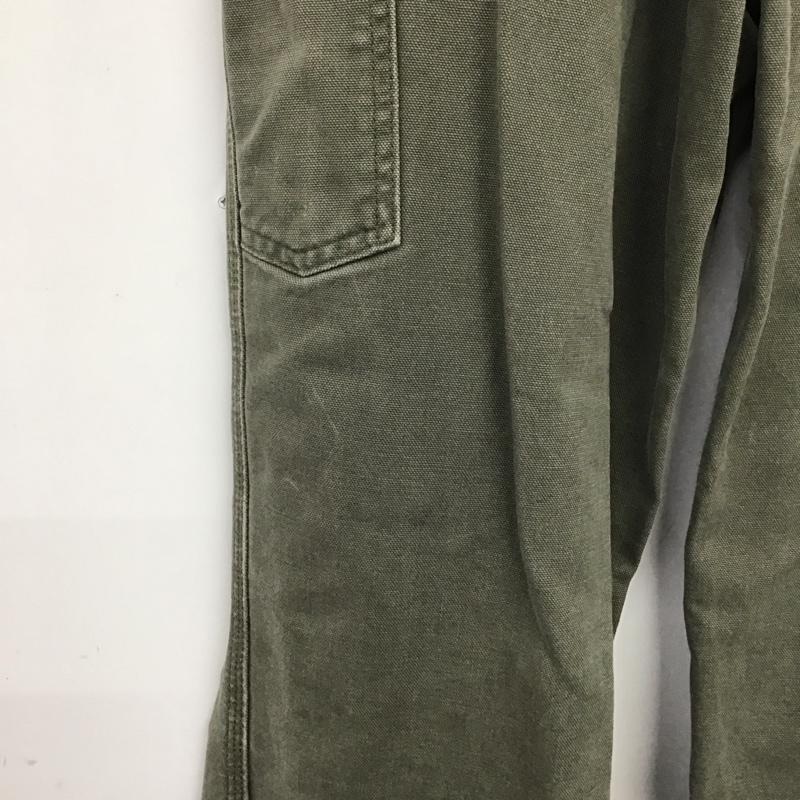 カーハート Carhartt パンツ ワークパンツ、ペインターパンツ ジーンズ カジュアルパンツ ワイドパンツ 33インチ 無地 カーキ / カーキ / メンズ USED 古着 中古 10132246