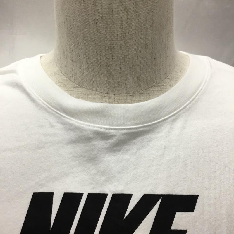 ナイキ NIKE Tシャツ 半袖 ar5005-101 半袖カットソー プリントTシャツ クルーネックカットソー XXL ロゴ、文字 白 / ホワイト /  メンズ USED 古着 中古 10108518