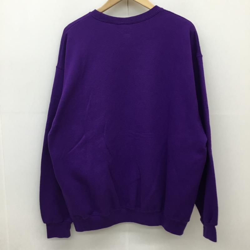 フルーツオブザルーム FRUIT OF THE LOOM トレーナー 長袖 XL 無地 紫 / パープル / メンズ USED 古着 中古 10135948