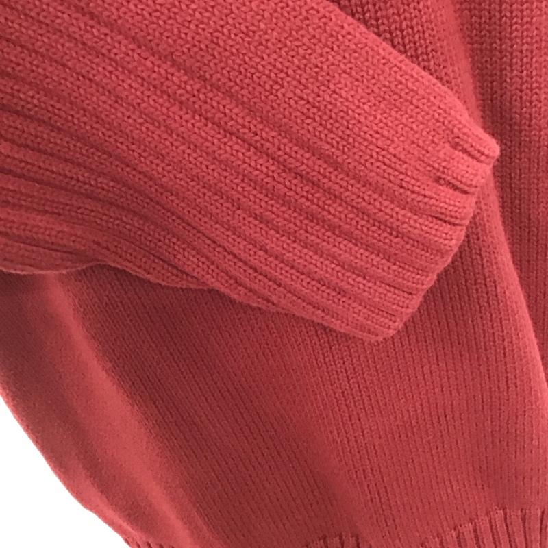 トミー ジーンズ TOMMY JEANS ニット、セーター 長袖 XL 無地 えんじ / ワインレッド / メンズ USED 古着 中古 10108014