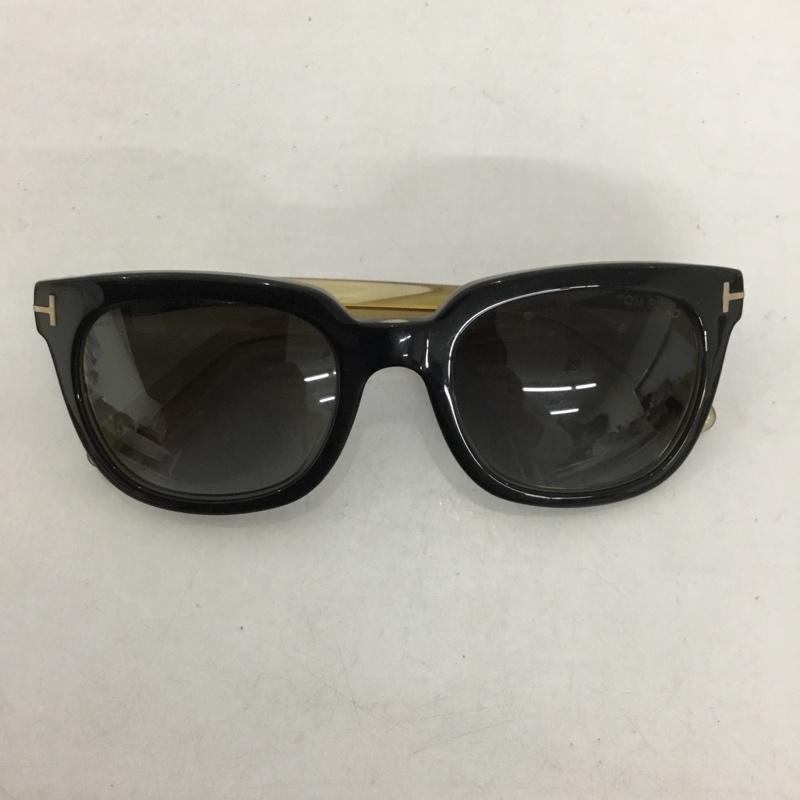 トム フォード TOM FORD めがね・サングラス サングラス ロゴ、文字 黒 / ブラック / X ベージュ / ベージュ / メンズ USED 古着 中古 10131715