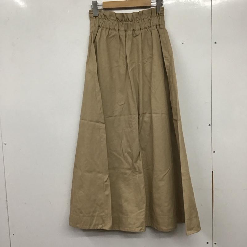 アルシーヴ archives スカート ロングスカート ロングスカート フレアスカート カジュアルスカート FREE 無地 ベージュ / ベージュ / レディース USED 古着 中古 10137645