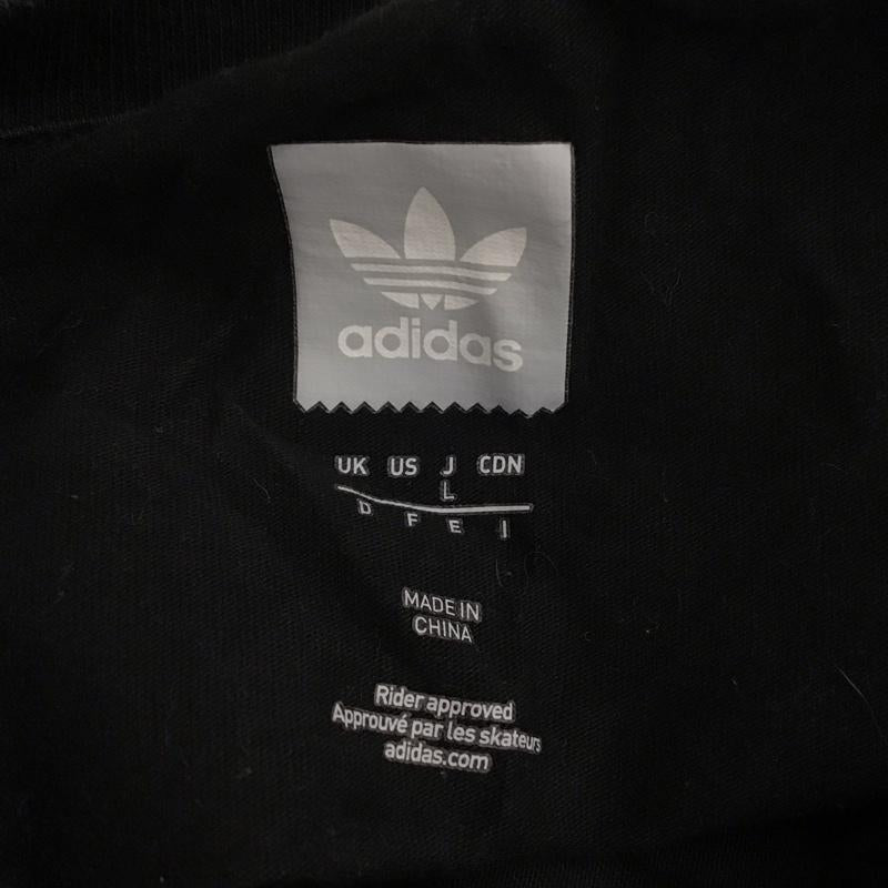 アディダスオリジナルス adidas originals Tシャツ 半袖 ec7373 MSHMOOTEE 半袖カットソー プリントTシャツ L プリント 黒 / ブラック / メンズ USED 古着 中古 10113752