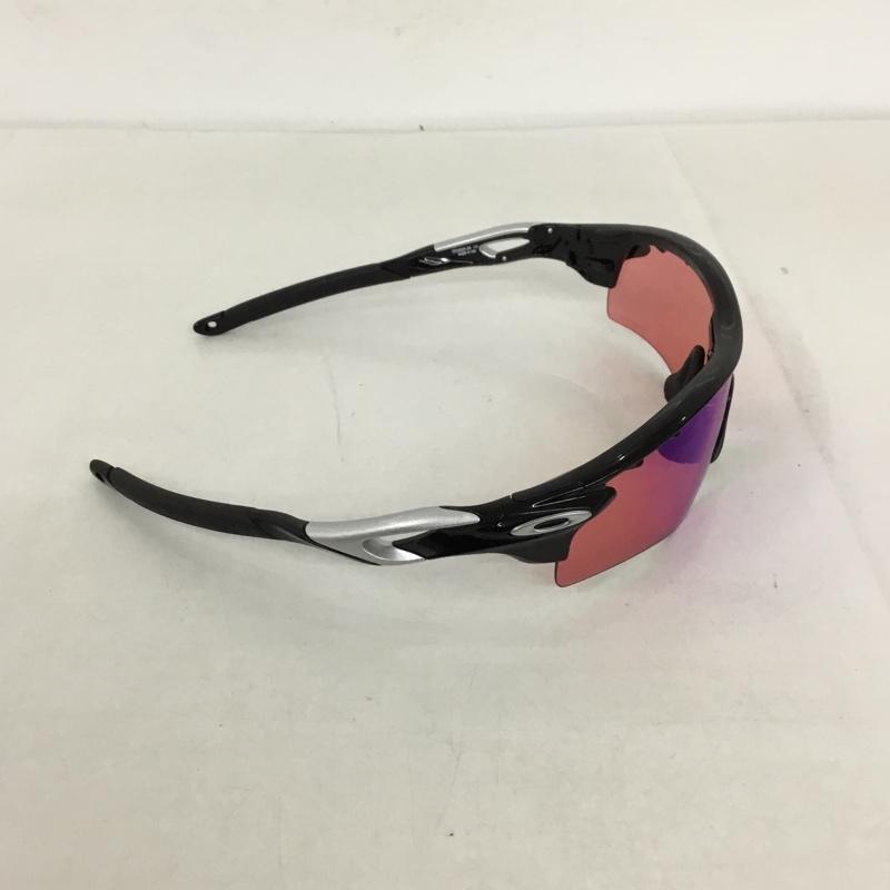 オークリー OAKLEY めがね・サングラス サングラス OO9206-28 RADAR LOCK スポーツサングラス ミラーレンズ 箱有 ロゴ、文字 黒 / ブラック / メンズ USED 古着 中古 10129373