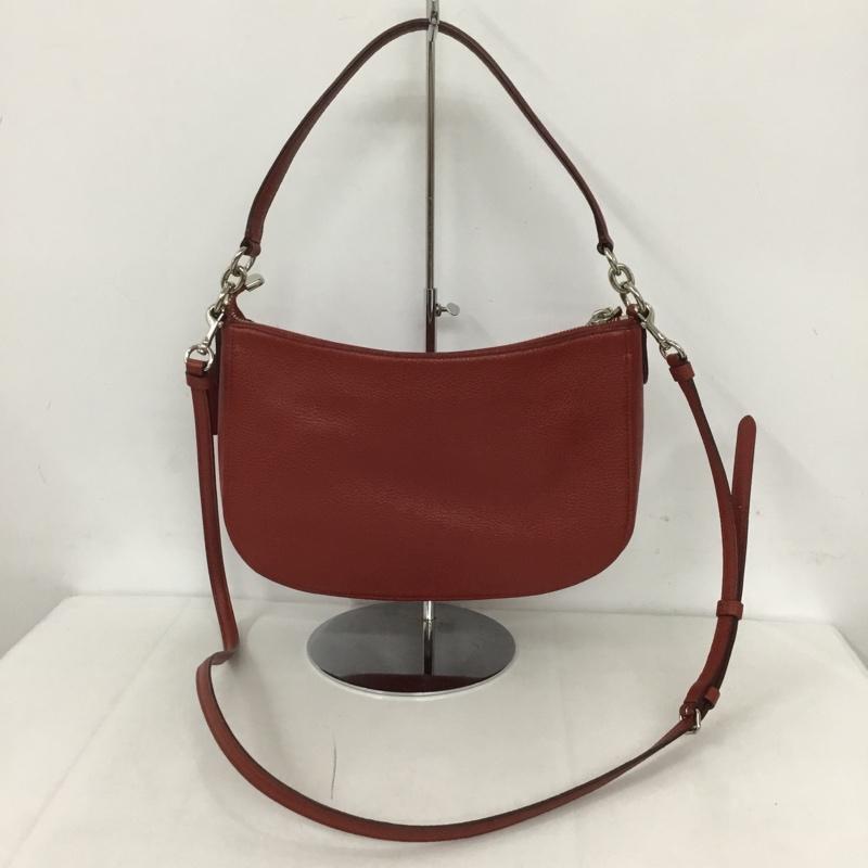 コーチ COACH ショルダーバッグ ショルダーバッグ G1680 56819 2WAY ハンドバッグ ロゴ、文字 赤 / レッド / レディース USED 古着 中古 10124412
