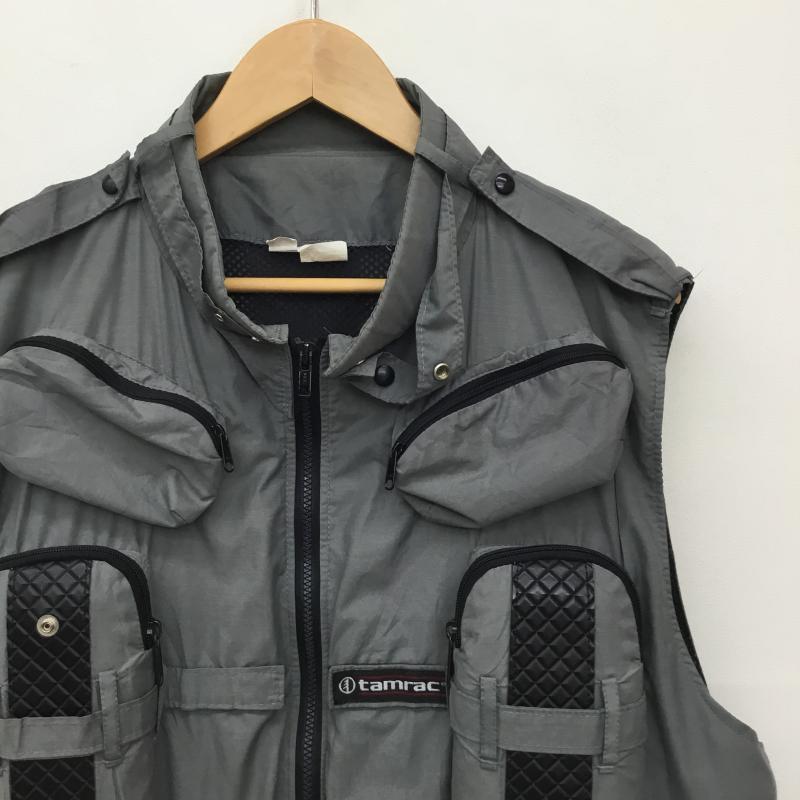 ユーズドクロージング used clothes ジャケット、上着 ジャケット、ブレザー ベスト XL 無地 灰 / グレー / メンズ USED 古着 中古 10136782