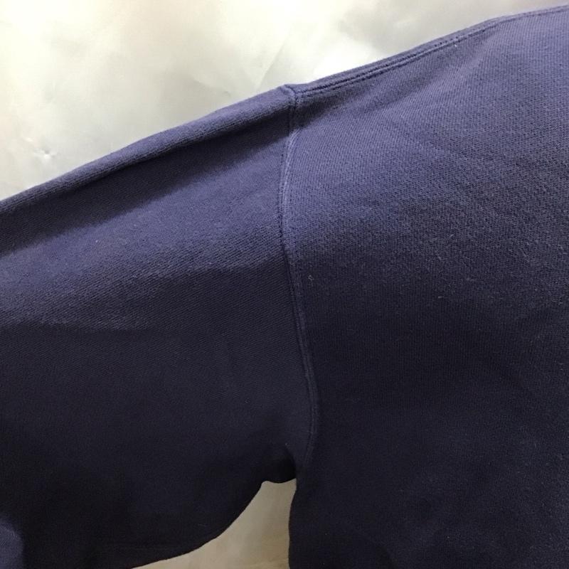 ポロバイラルフローレン Polo by RALPH LAUREN トレーナー 長袖 ハーフジップ M 無地 紺 / ネイビー / メンズ USED 古着 中古 10111840
