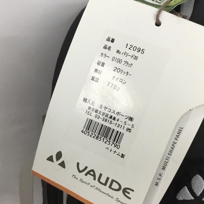 ファウデ VAUDE リュックサック、デイパック リュックサック、デイバッグ 12095 WO Varyd 20 登山 トレッキング 20L ロゴ、文字 黒 / ブラック / レディース USED 古着 中古 10131877