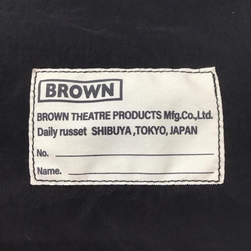 シアタープロダクツ THEATRE PRODUCTS ショルダーバッグ ショルダーバッグ ゼッケンショルダーバッグ Daily russet 別注 ロゴ、文字 黒 / ブラック / レディース USED 古着 中古 10113356