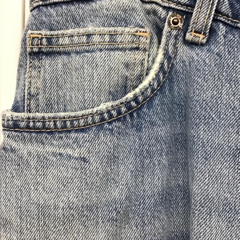 ザラ ZARA パンツ デニム、ジーンズ 40 無地 水色 / ライトブルー / メンズ USED 古着 中古 10134977