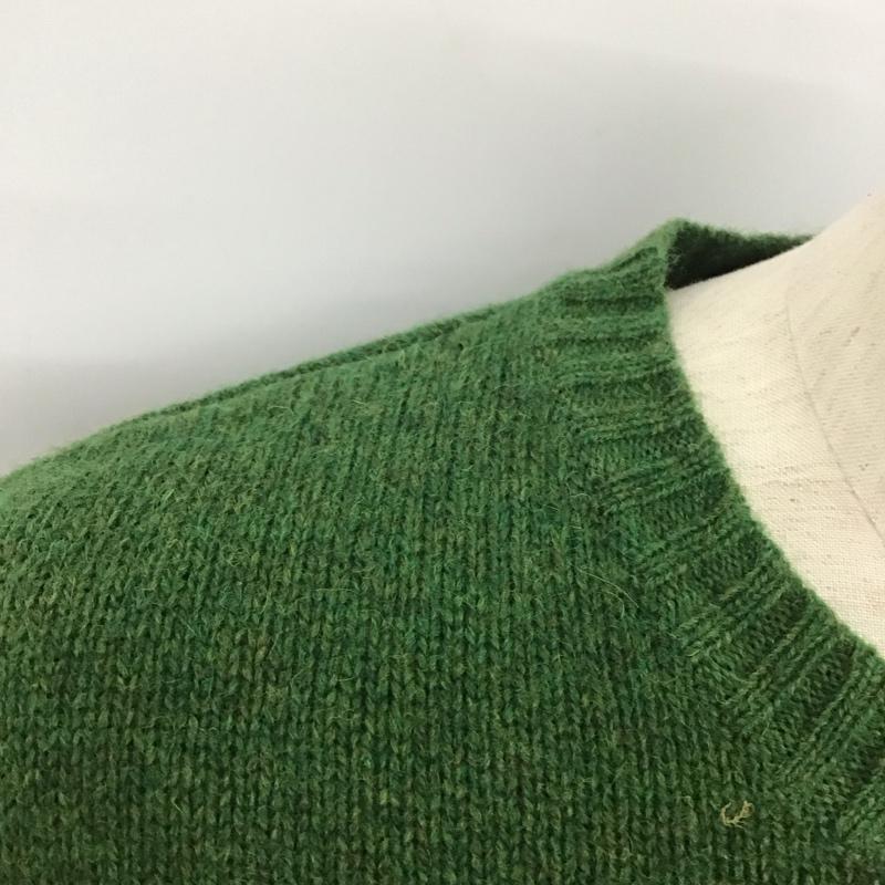 エルエルビーン L.L.Bean ニット、セーター 長袖 271087 クルーネック タグ付き M 無地 緑 / グリーン / メンズ USED 古着 中古 10111246