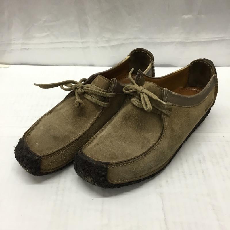 クラークス Clarks カジュアルシューズ カジュアルシューズ 084506 ワラビー 5 1/2 ロゴ、文字 ベージュ / ベージュ / レディース USED 古着 中古 10110493