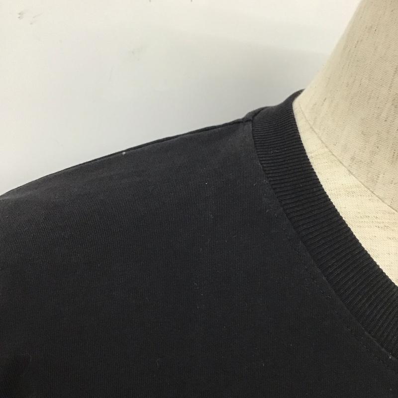 モンクレール MONCLER Tシャツ 半袖 半袖カットソー プリントTシャツ クルーネックカットソー M プリント 黒 / ブラック /  メンズ USED 古着 中古 10110209