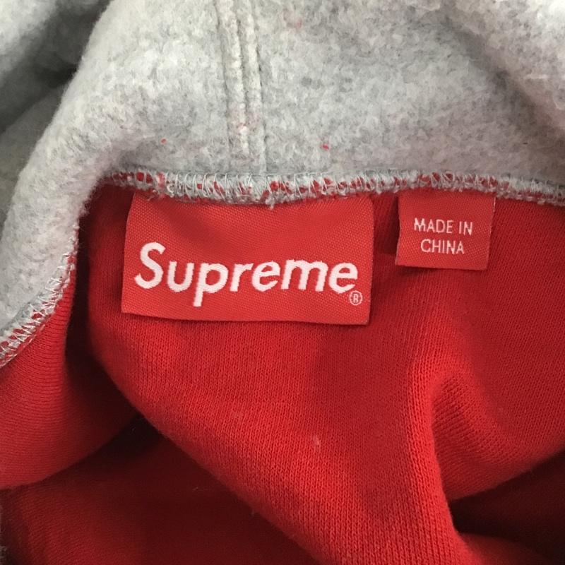 シュプリーム Supreme パーカー 長袖 Inside Out Box Logo Hooded Sweatshirt L ロゴ、文字 灰 / グレー / メンズ USED 古着 中古 10105666