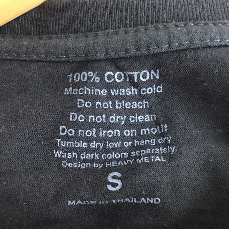 古着 USED Tシャツ 半袖 半袖カットソー プリントTシャツ クルーネックカットソー バンドTシャツ S プリント 黒 / ブラック / メンズ USED 古着 中古 10135886