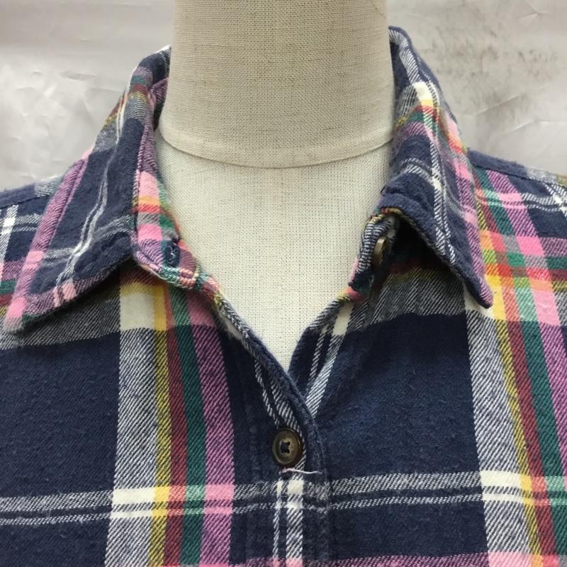 ホリスター Hollister シャツ、ブラウス 長袖 チェック コットン A340100414015 S ワンポイント マルチカラー / マルチカラー / レディース USED 古着 中古 10118737