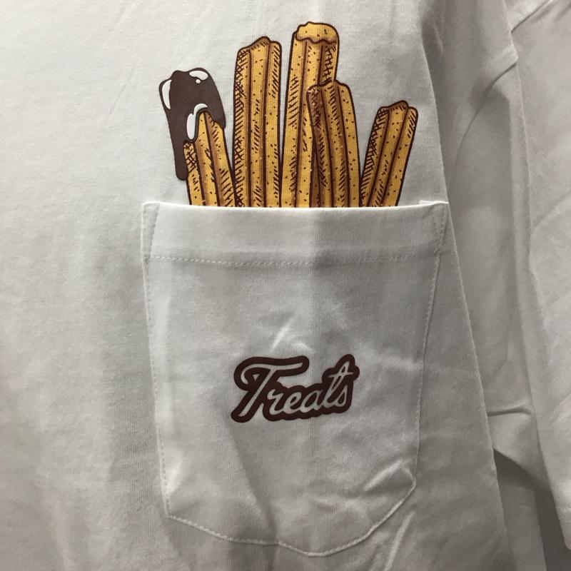 キス KITH Tシャツ 半袖 半袖カットソー プリントTシャツ クルーネックカットソー L プリント 白 / ホワイト /  メンズ USED 古着 中古 10111006