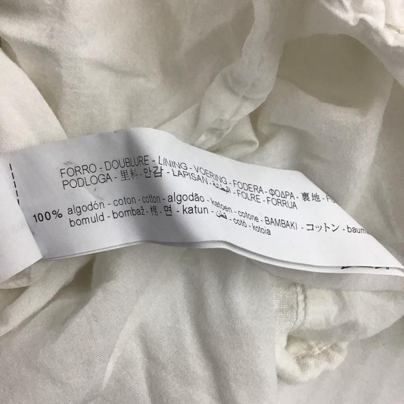 ザラ ZARA ワンピース ロングスカート M 無地 白 / ホワイト / レディース USED 古着 中古 10128926