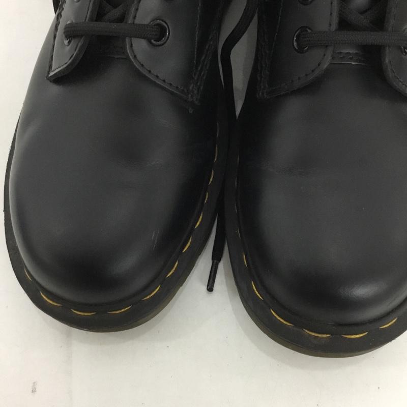 ドクターマーチン Dr.Martens ブーツ 一般 11822 8ホール レースアップブーツ UK6 US:8 ロゴ、文字 黒 / ブラック / X 黄 / イエロー / レディース USED 古着 中古 10128986