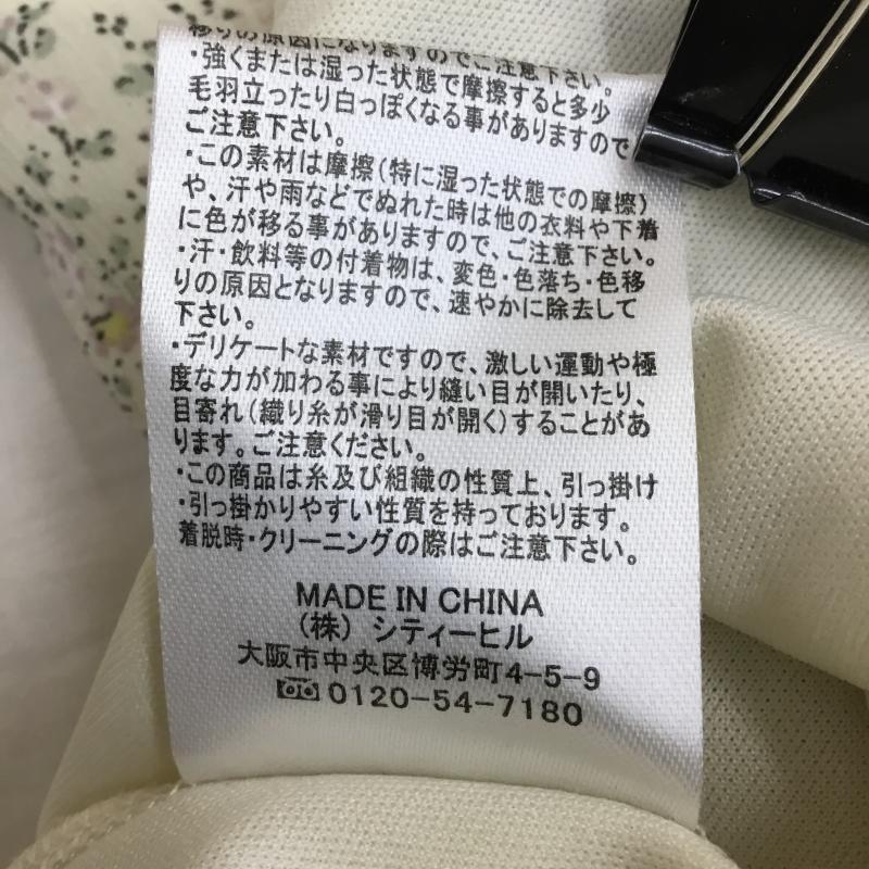 マジェスティックレゴン MAJESTIC LEGON カットソー 半袖 M 花柄 アイボリー / アイボリー / レディース USED 古着 中古 10144392