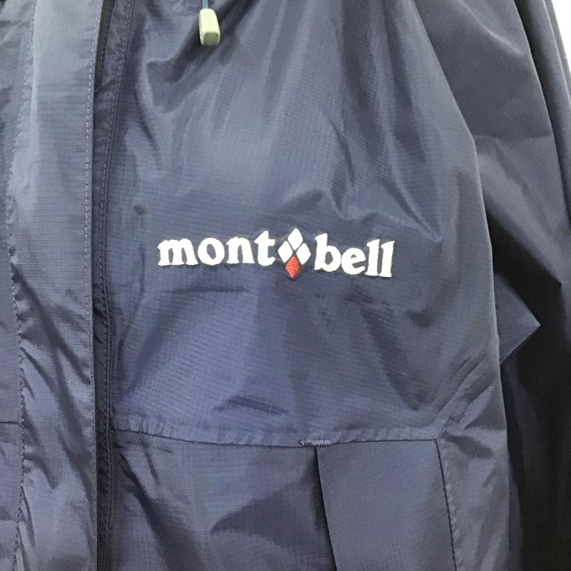 モンベル mont-bell ジャケット、上着 ジャケット、ブレザー 1128601 レインハイカー ジャケット トレッキングウェア レインウェア M ロゴ、文字 紺 / ネイビー / レディース USED 古着 中古 10120809