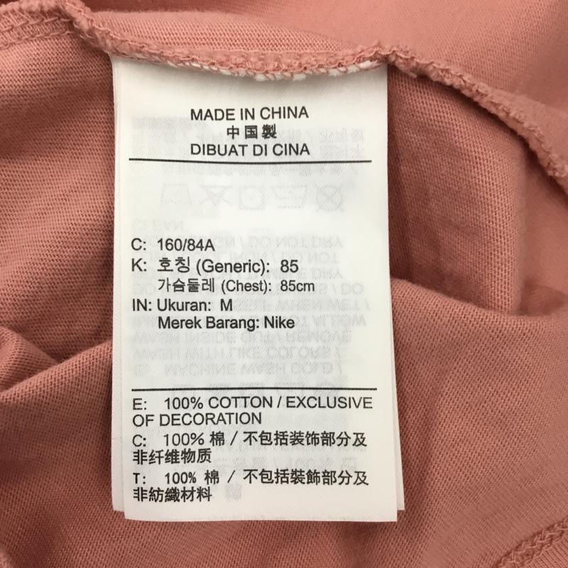 ナイキ NIKE Tシャツ 半袖 DJ1118-685 Vネック スポーツウェア M ロゴ、文字 桃 / ピンク / レディース USED 古着 中古 10115551