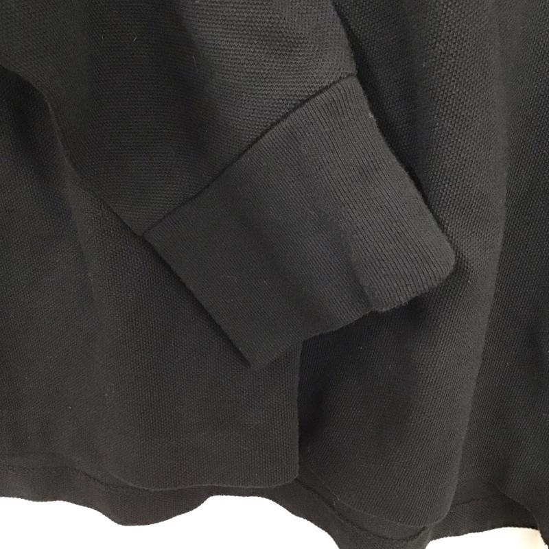 ポロラルフローレン POLO RALPH LAUREN ポロシャツ 長袖 長袖ポロシャツ 長袖カットソー カラーシャツ M ロゴ、文字 黒 / ブラック / メンズ USED 古着 中古 10130736